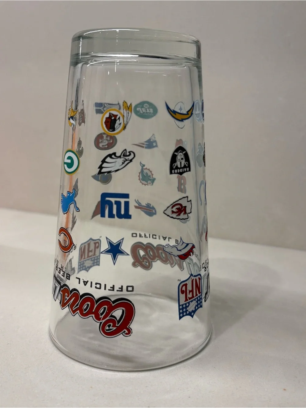 NFL x Coors Light Collectible Pint Beer Glass